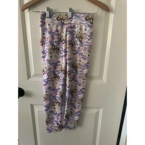Disney Princess Lot of Girl Princess Design Leggings - 2 Items - Size 7